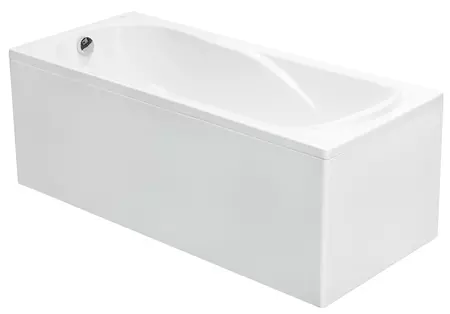 Ванна акриловая «Roca» Uno 160/75 (ZRU9302869) без опор без сифона белая