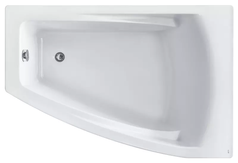 Ванна акриловая Roca Hall Angular 150100 ZRU9302865 без опор без сифона белая правая 33990₽