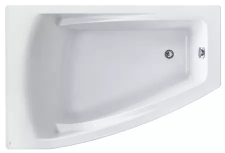 

Ванна акриловая «Roca» Hall Angular 150/100 (ZRU9302864) без опор без сифона белая левая