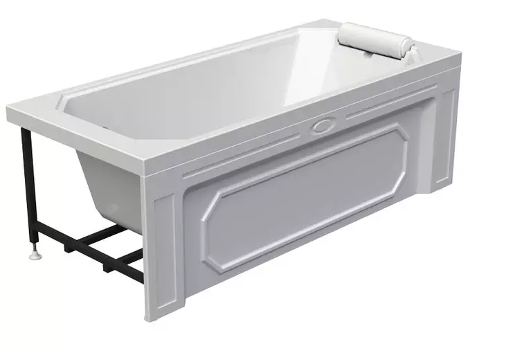 Экран под ванну Radomir Уэльс с ложементами под декор белый 8327₽