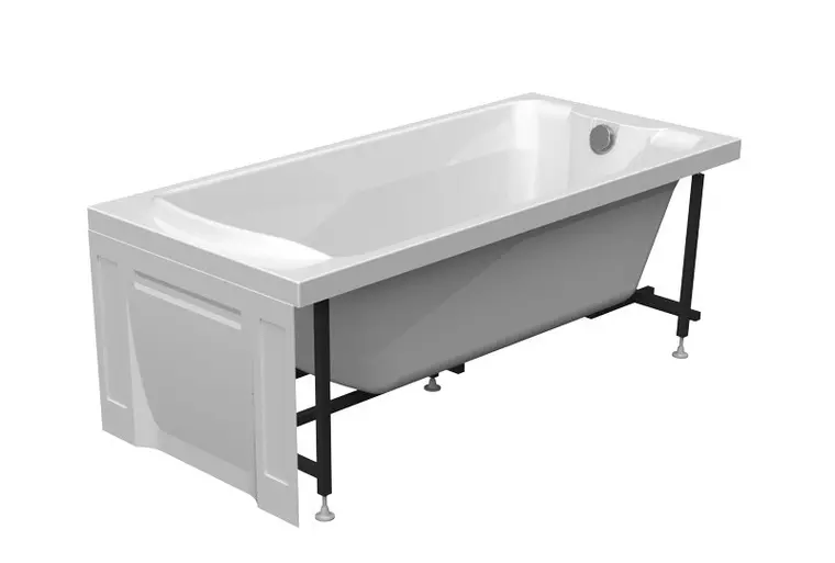 Торцевой экран под ванну Radomir Ларедо 16870 с ложементами под декор белый левый 5554₽