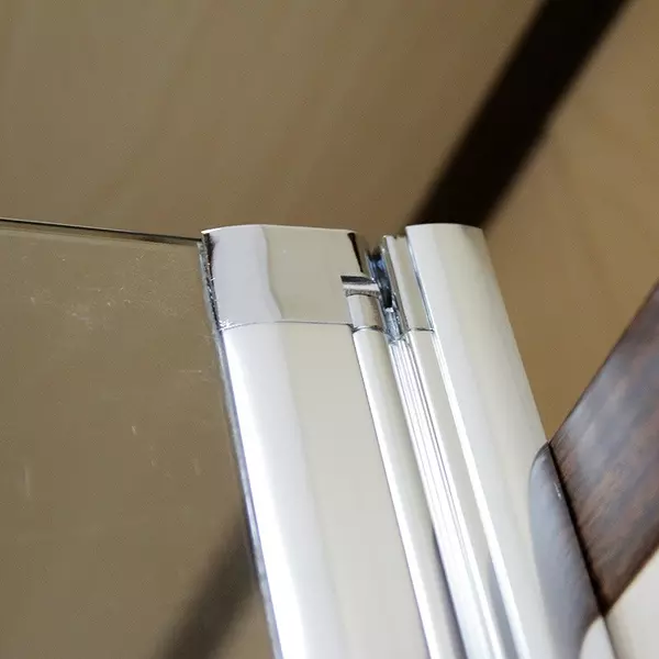 Шторка на ванну стеклянная «Radomir» 103/140 прозрачная/хром универсальная