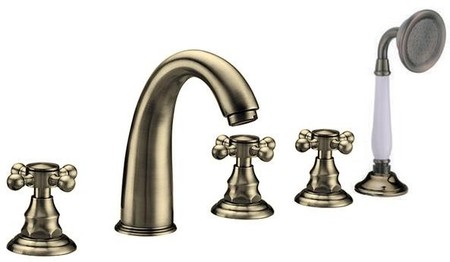 Смеситель на борт ванны Radomir Лонг бронза 53532₽