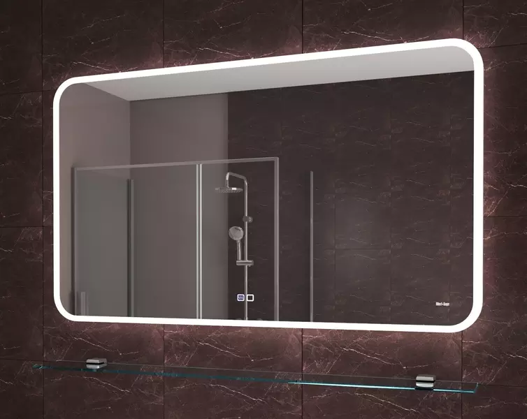 Зеркало «Albert&Bayer» Elegance 120/70 CP с подсветкой и подогревом