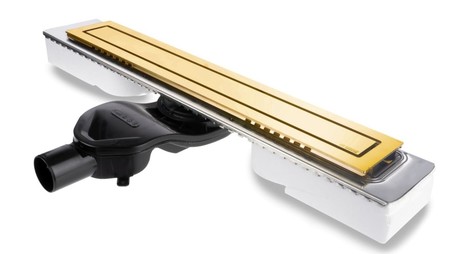 Душевой лоток Berges Wasserhaus Top Stark 600 боковой выпуск золото 68620₽