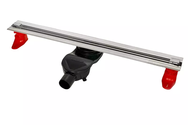 

Душевой лоток «Berges Wasserhaus» Super Slim 800 боковой выпуск хром