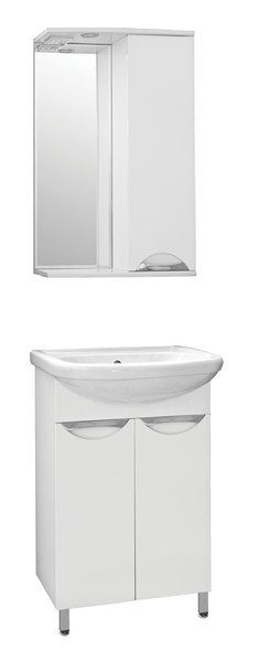 Мебель для ванной Style Line Жасмин 55 белая 19510₽