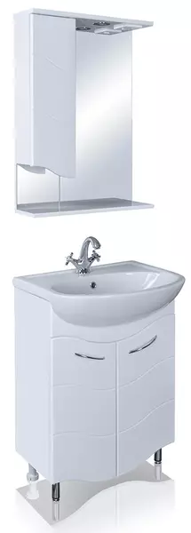 Мебель для ванной «Onika» Лайн 60.11 белая - фото 1