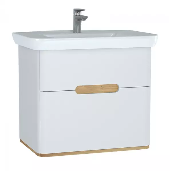 

Тумба с раковиной «Vitra» Sento 80 (Sento 80) подвесная белая