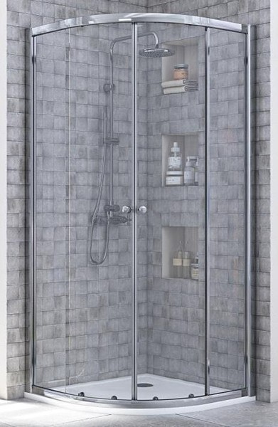 Душевое ограждение Aquaton Ritsa 9090 четверть круга прозрачный 42230₽