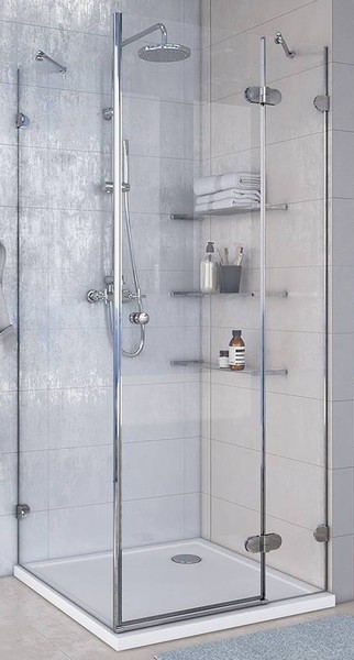 Душевое ограждение Aquaton Lax 8080 квадратный прозрачный правый 13990₽