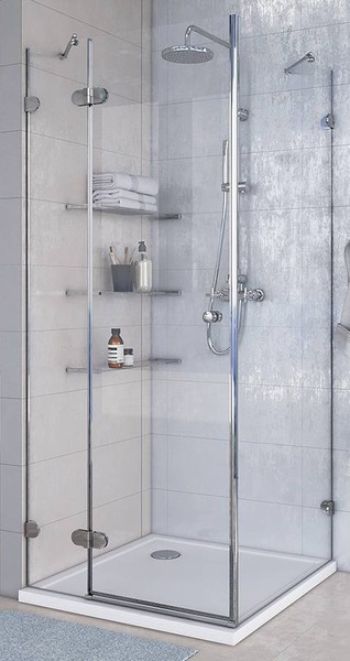 Душевое ограждение Aquaton Lax 8080 квадратный прозрачный левый 17990₽