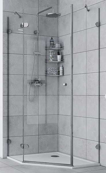 Душевое ограждение Aquaton Lax 100100 многоугольный прозрачный левый 19990₽