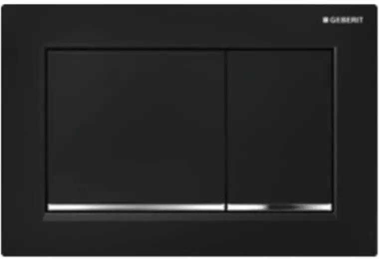 

Кнопка смыва «Geberit» Sigma 30 115.883.KM.1 черный глянцевый/хром глянцевый