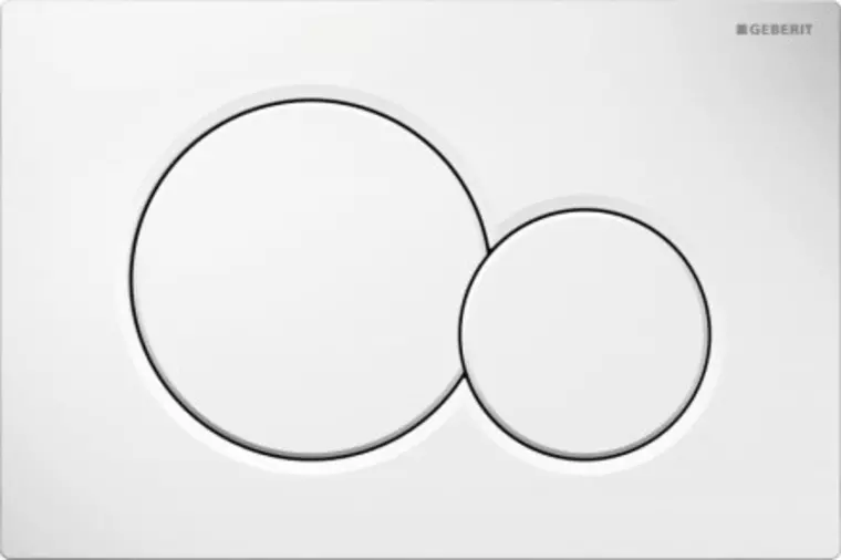 

Кнопка смыва «Geberit» Sigma 01 115.770.11.5 белый глянцевый