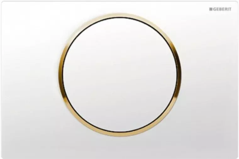 

Кнопка смыва «Geberit» Sigma 10 115.758.KK.5 белый/позолота