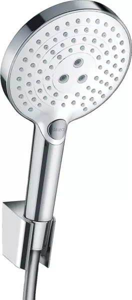

Душевой гарнитур «Hansgrohe» Raindance Select S 26721400 хром/белый