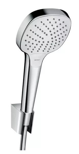 

Душевой гарнитур «Hansgrohe» Croma Select E Vario 26413400 хром/белый