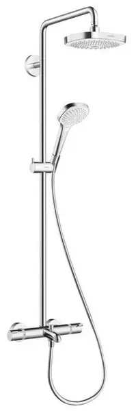 

Душевая система «Hansgrohe» Croma Select E 27352400 с термостатом хром/белая