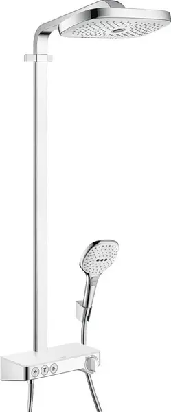 Душевая система «Hansgrohe» Raindance Select E 27127400 с термостатом белый/хром