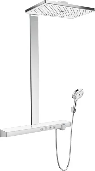 

Душевая система «Hansgrohe» Rainmaker Select 27106400 с термостатом хром/белая