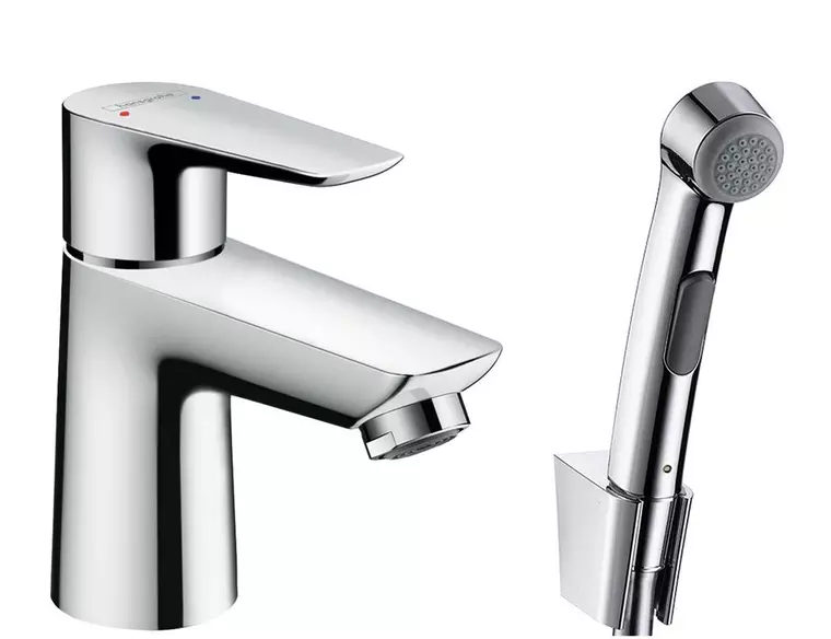 

Смеситель для раковины с гигиеническим душем «Hansgrohe» Talis E 71729000 хром