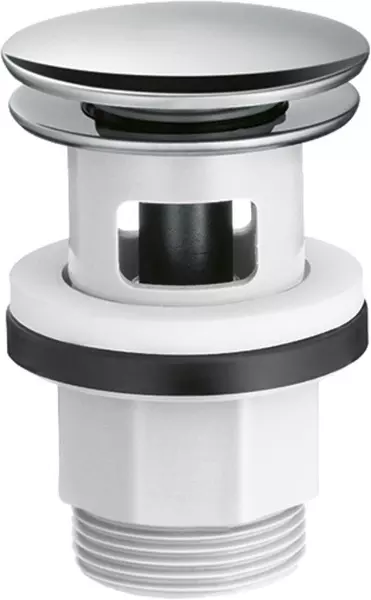 Донный клапан для раковины «Hansgrohe» 50105000 с механизмом Клик-Клак хром