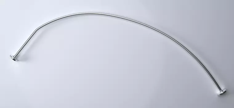 

Карниз для ванной «Marka One» Julianna 170/90 на стену хром