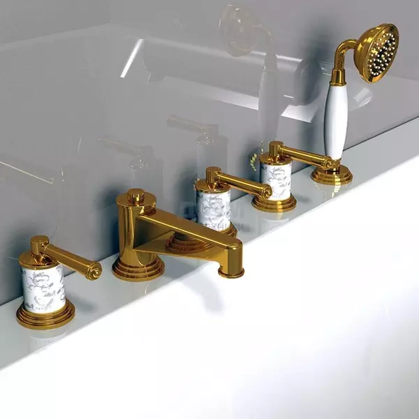 Смеситель на борт ванны Radomir Рейн золото 57488₽