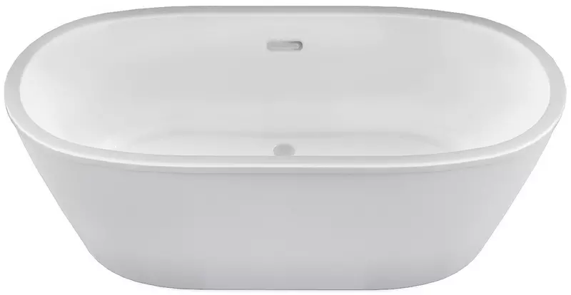 Ванна акриловая «Aima Design» Tondo 174/80 с каркасом с сифоном белая