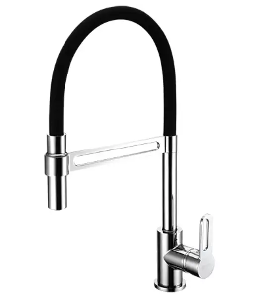 

Смеситель для кухонной мойки «Lemark» Soul LM6006C хром/чёрный