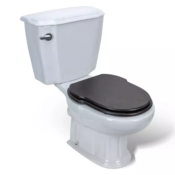 Унитаз компакт «Sanitana» Grecia белый с сиденьем венге