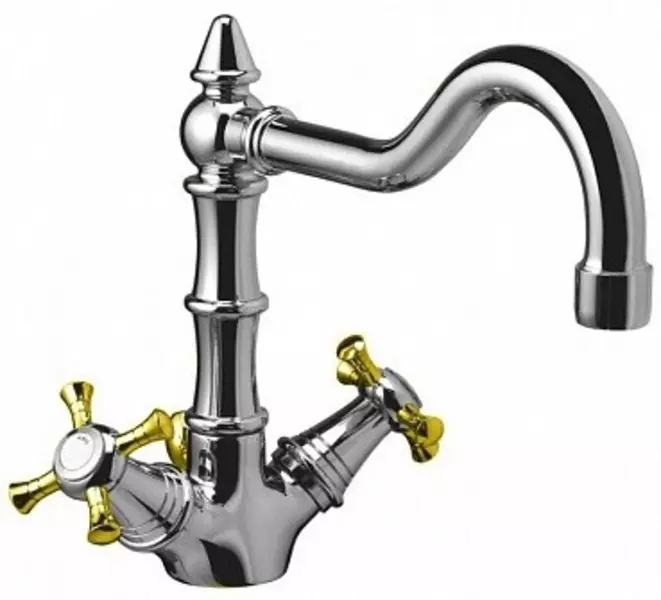 

Смеситель для раковины «Ideal Standard» Reflection B9654LS с донным клапаном хром/золото