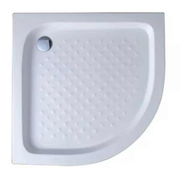 

Душевой поддон «Cezares» TRAY-A-R-85-550-15-W 85/85 низкий акриловый четверть круга с сифоном белый