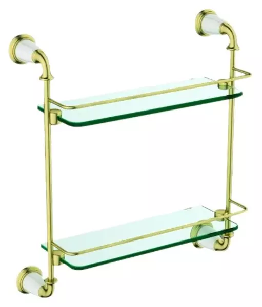 

Полка в ванну «Art&Max» Bianchi AM-3684AW-Do на стену золото/белая