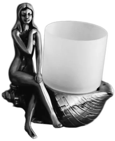 

Стакан для зубных щёток «Art&Max» Juno AM-B-0071D-T на стол серебро