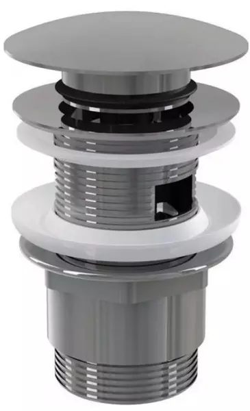 Донный клапан для раковины «Cezares» Articoli Vari CZR-SAT5-01 с механизмом Клик-Клак хром
