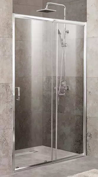 

Душевая дверь «Belbagno» UNIQUE-BF-1-120/135-C-Cr 120/190 прозрачная универсальная