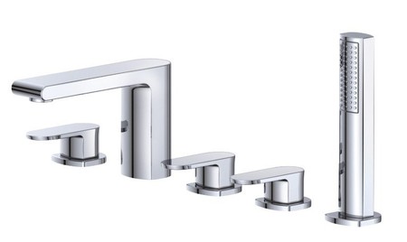 

Смеситель на борт ванны «Belbagno» Terra TER-VI5-CRM хром