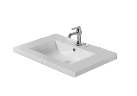 

Раковина «Belbagno» Dublin 75/52 DUB-750-LVB искусственный камень белая