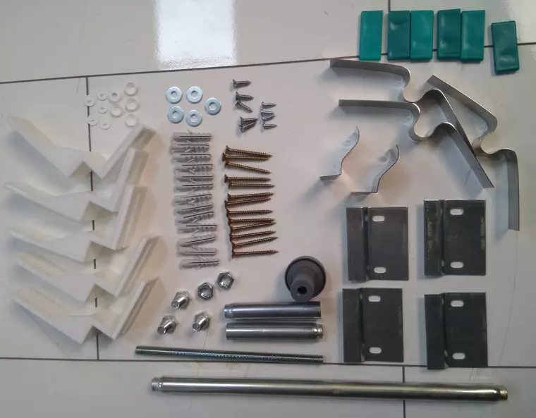 

Установочный комплект «Cezares» CZR-SCR-FIX-KIT универсальный для 2-х панелей