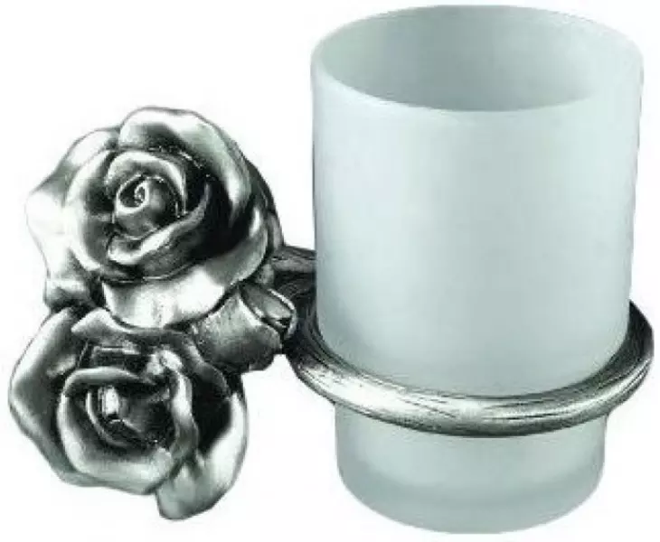 

Стакан для зубных щёток «Art&Max» Rose AM-B-0914-T на стену серебро