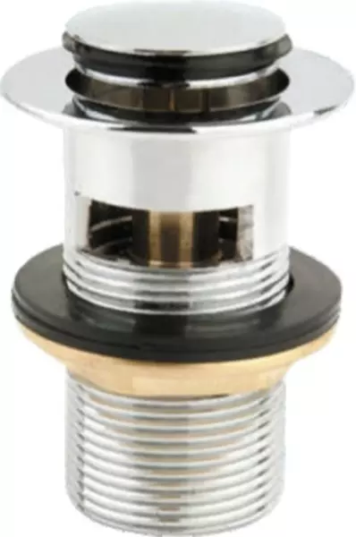 Донный клапан для раковины «Belbagno» BB-PCU-06-CRM с механизмом Клик-Клак хром