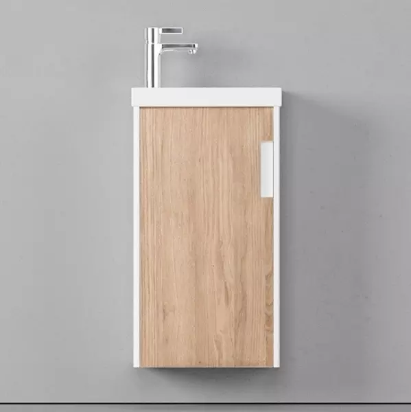 Тумба с раковиной Velvex Klaufs 40 Como 40 подвесная шатанэбелая 10708₽