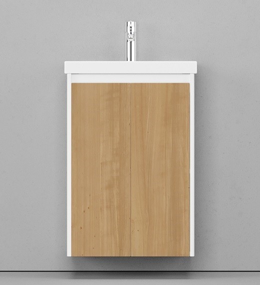 Тумба с раковиной Velvex Klaufs 50 Como 50 подвесная шатанэбелая 15745₽