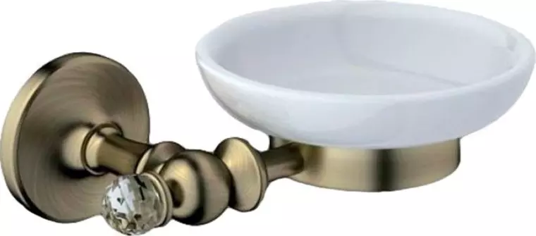 

Мыльница «Art&Max» Antic Crystal AM-E-2699ASJ-Br на стену бронза/белая