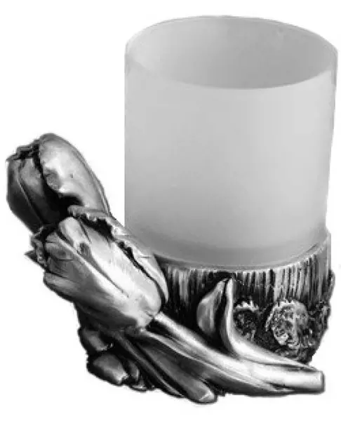 

Стакан для зубных щёток «Art&Max» Tulip AM-B-0082D-T на стол серебро