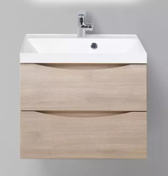

Тумба с раковиной «Belbagno» Marino 60 (BB600/450-LV-MR-AST) подвесная Rovere Grigio