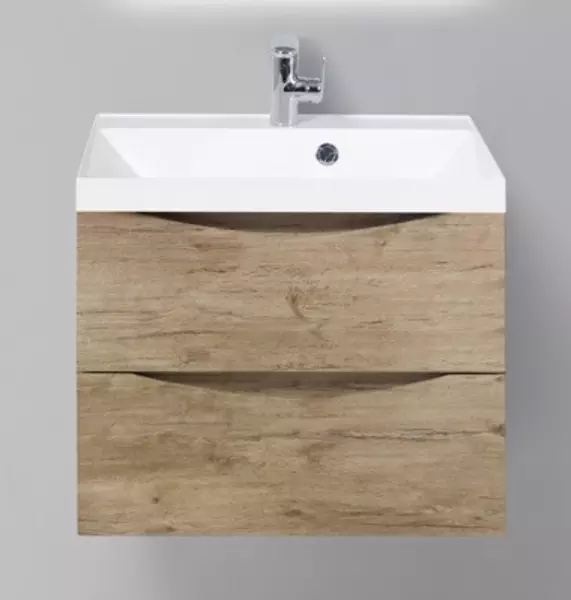 

Тумба с раковиной «Belbagno» Marino 60 (BB600/450-LV-MR-AST) подвесная Rovere Nature