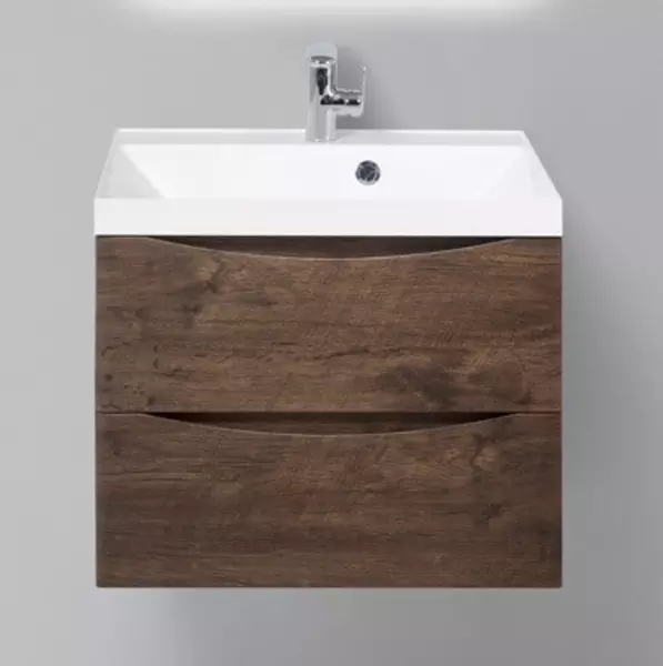 

Тумба с раковиной «Belbagno» Marino 60 (BB600/450-LV-MR-AST) подвесная Rovere Moro